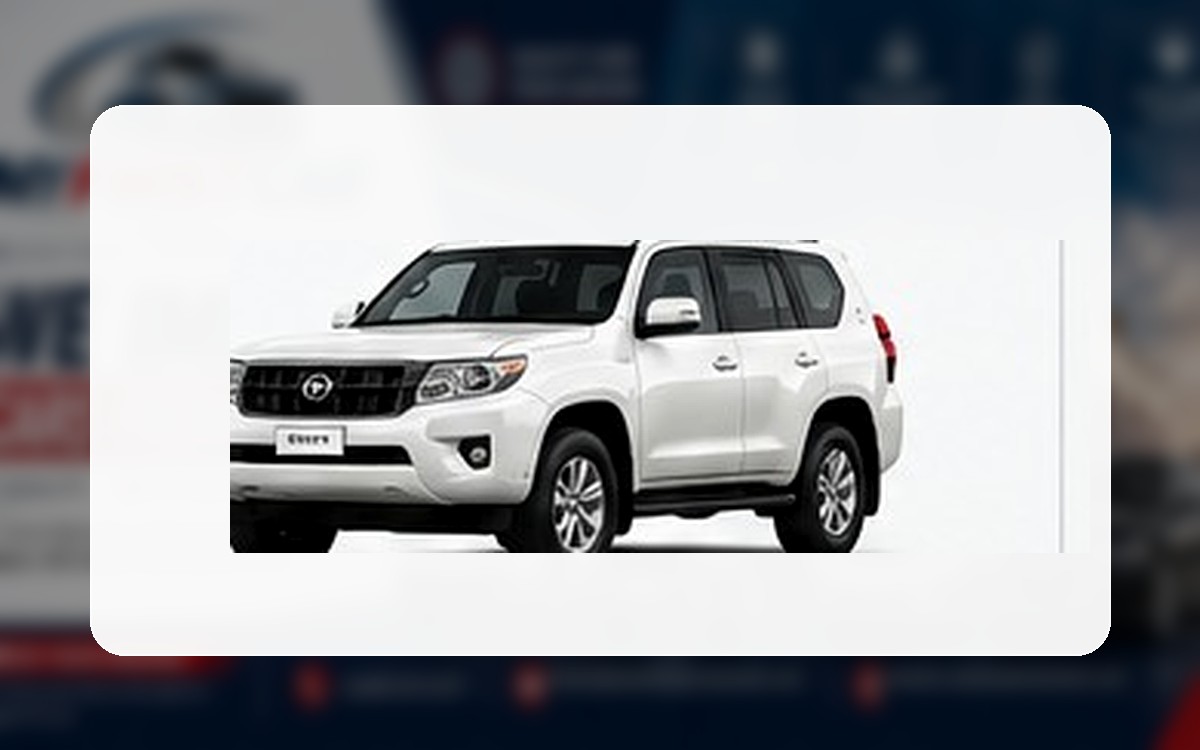 Illustrative model image — actual vehicle photos are confirmed for the unit you select.