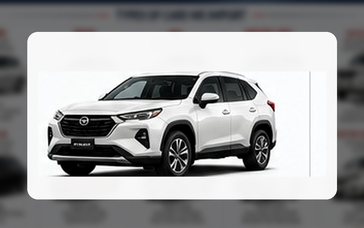 Illustrative model image — actual vehicle photos are confirmed for the unit you select.