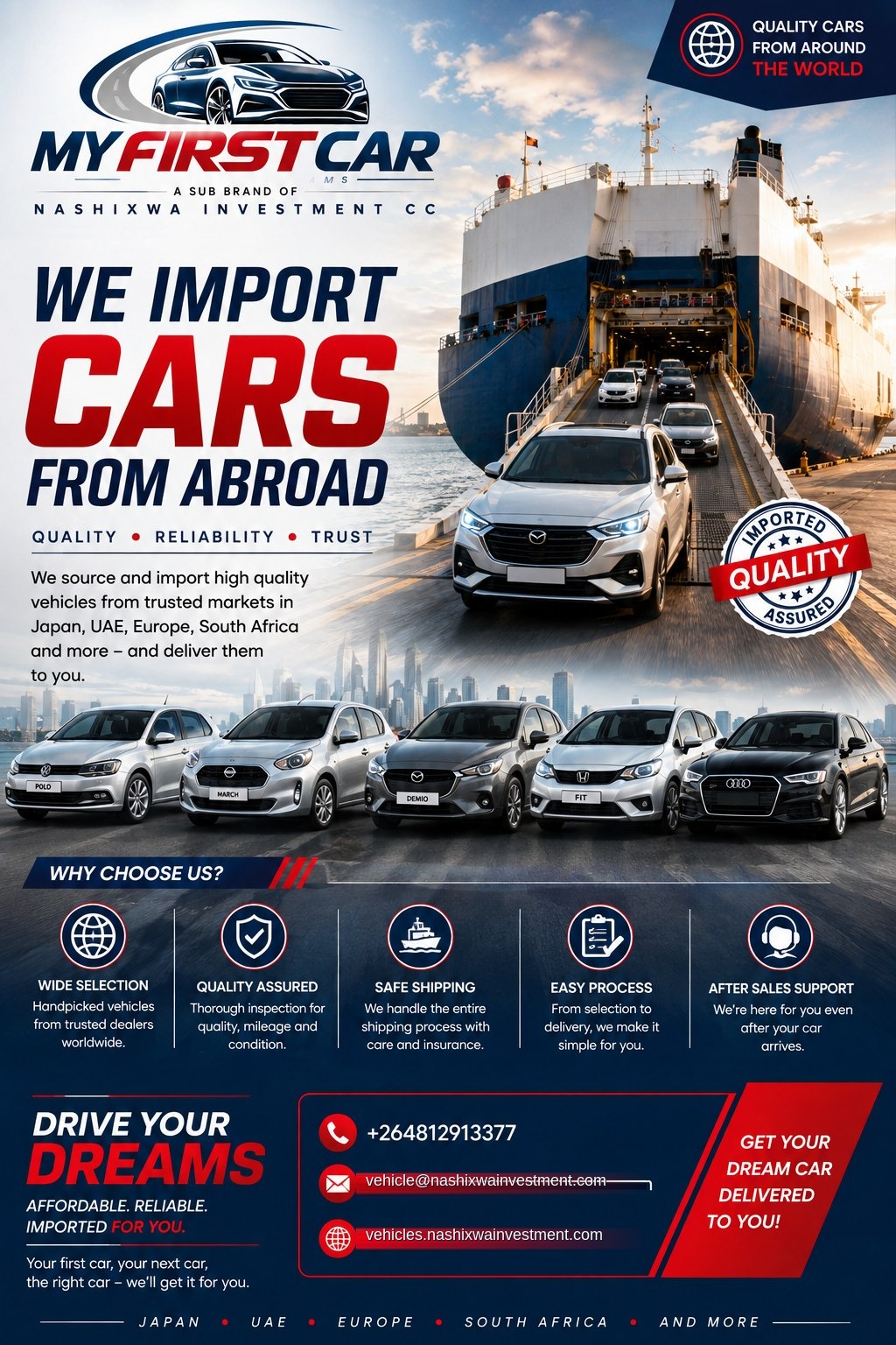 My First Car vehicle importing